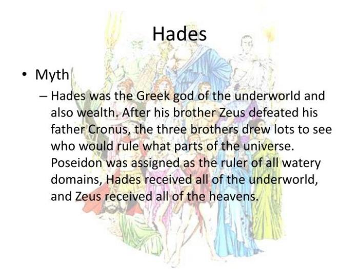 Demeter's prayer to hades analysis