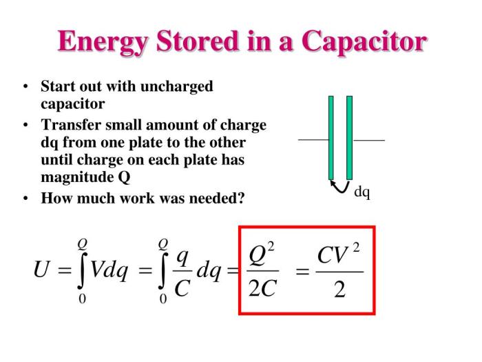 Find the energy u0 stored in the capacitor.